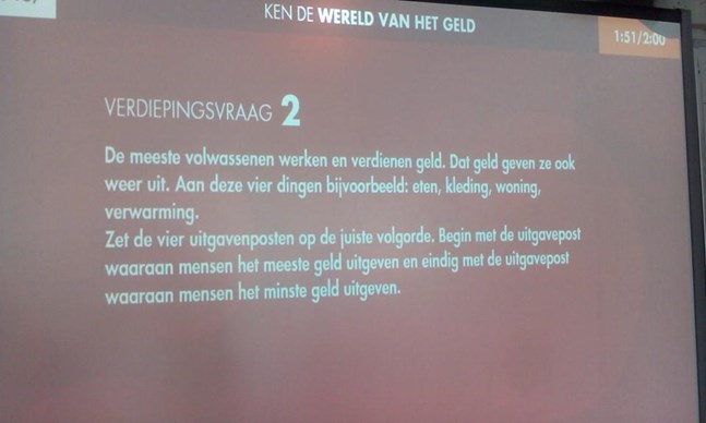 Bank voor de klas 3