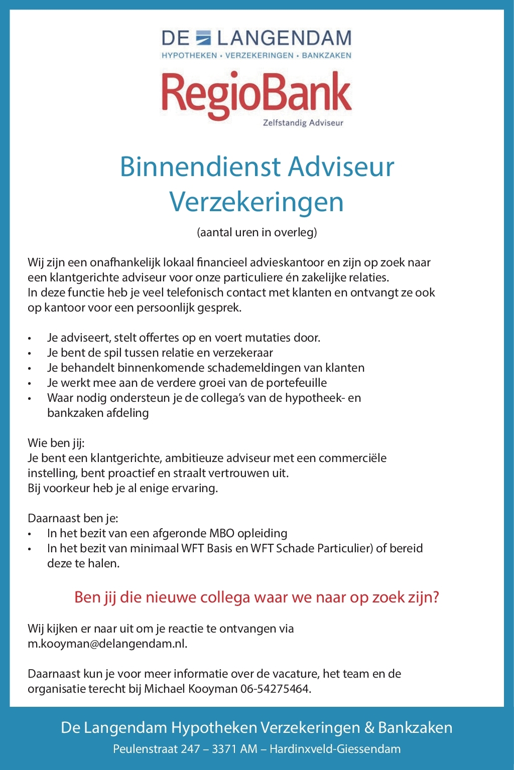 Kom jij ons team versterken?