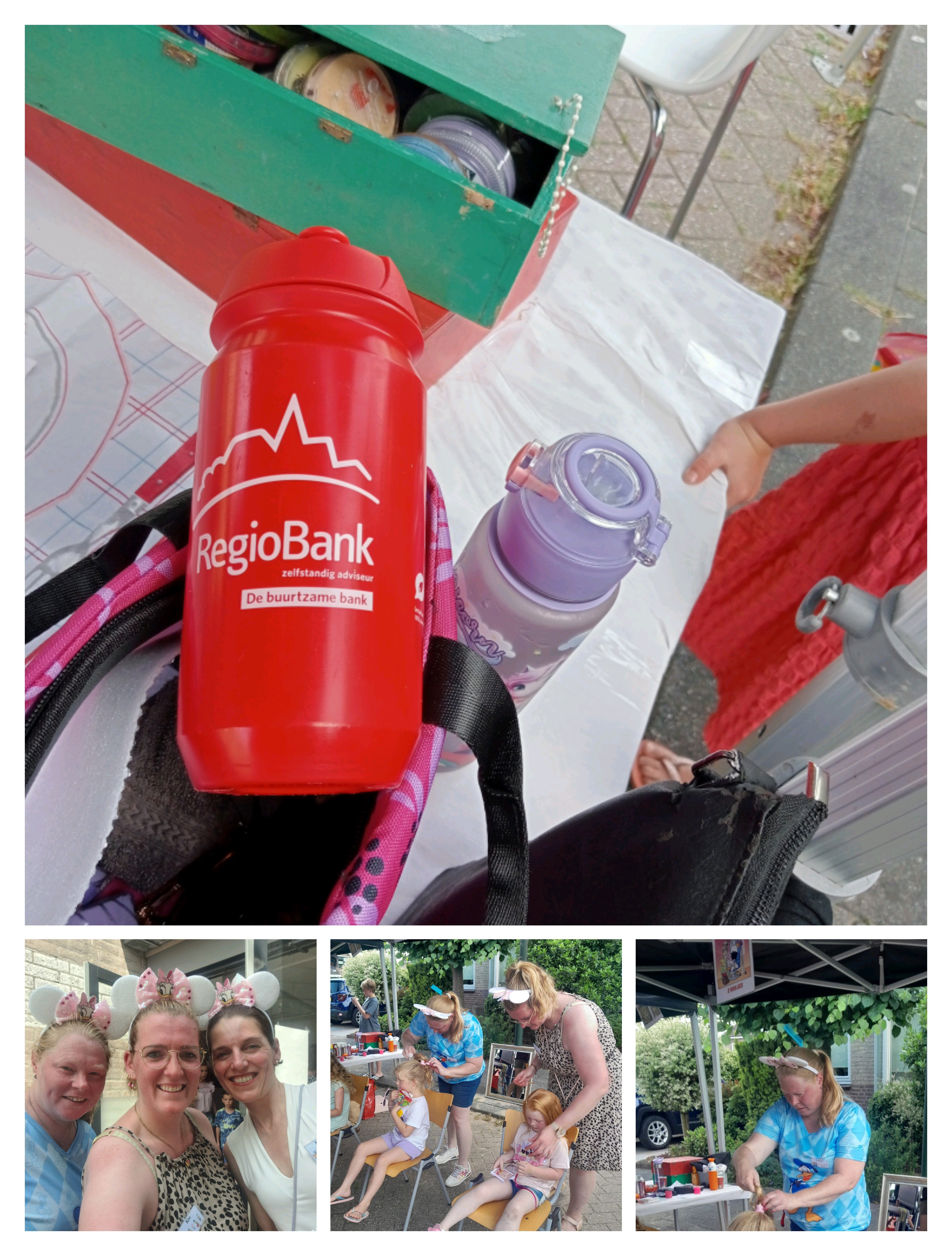 Gezelligheid op zomerfeest van OBS de Driemaster